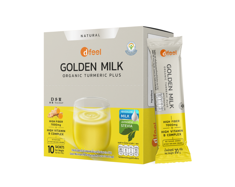 ผลิตภัณฑ์อาหารเสริม OEM D-feel Golden Milk