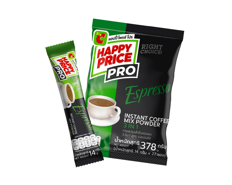 ผลิตภัณฑ์อาหารเสริม OEM กาแฟ BigC สูตรเอสเปรสโซ่